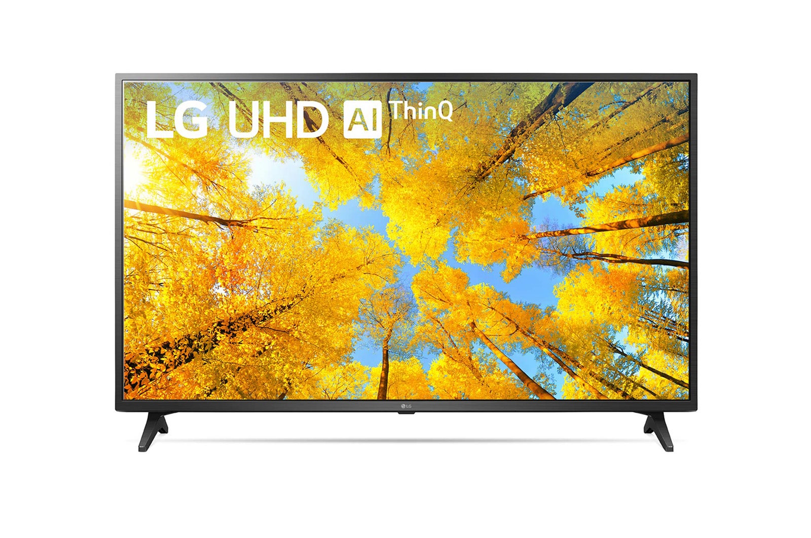 Front View Of TV da 65 pollici Ultra HD 4K 65UQ75006LF 