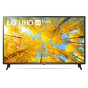 Front View Of TV da 65 pollici Ultra HD 4K 65UQ75006LF 