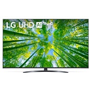 Front View Of TV Ultra HD da 65 pollici LG 65UQ81006LB 
