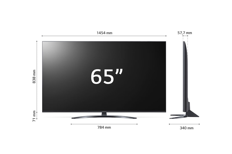 LG UHD | TV 65'' Serie UQ81 | Ultra HD 4K, Smart TV, HDR10 Pro, Filmmaker Mode, 65UQ81006LB