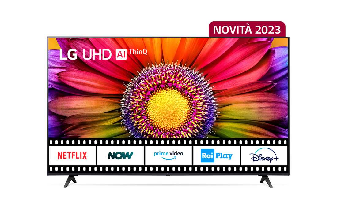 LG TV UHD | Serie UR80 65'' | 4K, α5 Gen6, HDR10, 20W, 3 HDMI, Game Optimizer, Wi-Fi 5, Smart TV WebOS 23, 65UR80006LJ