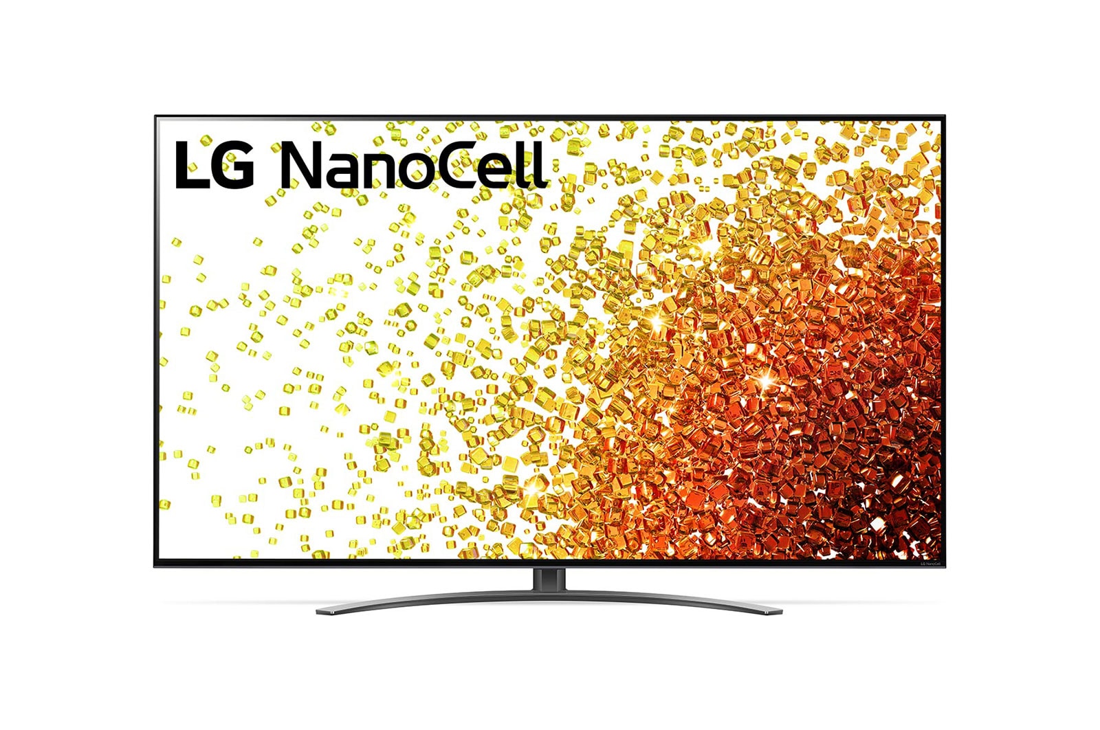 Vista frontale del TV LG NanoCell