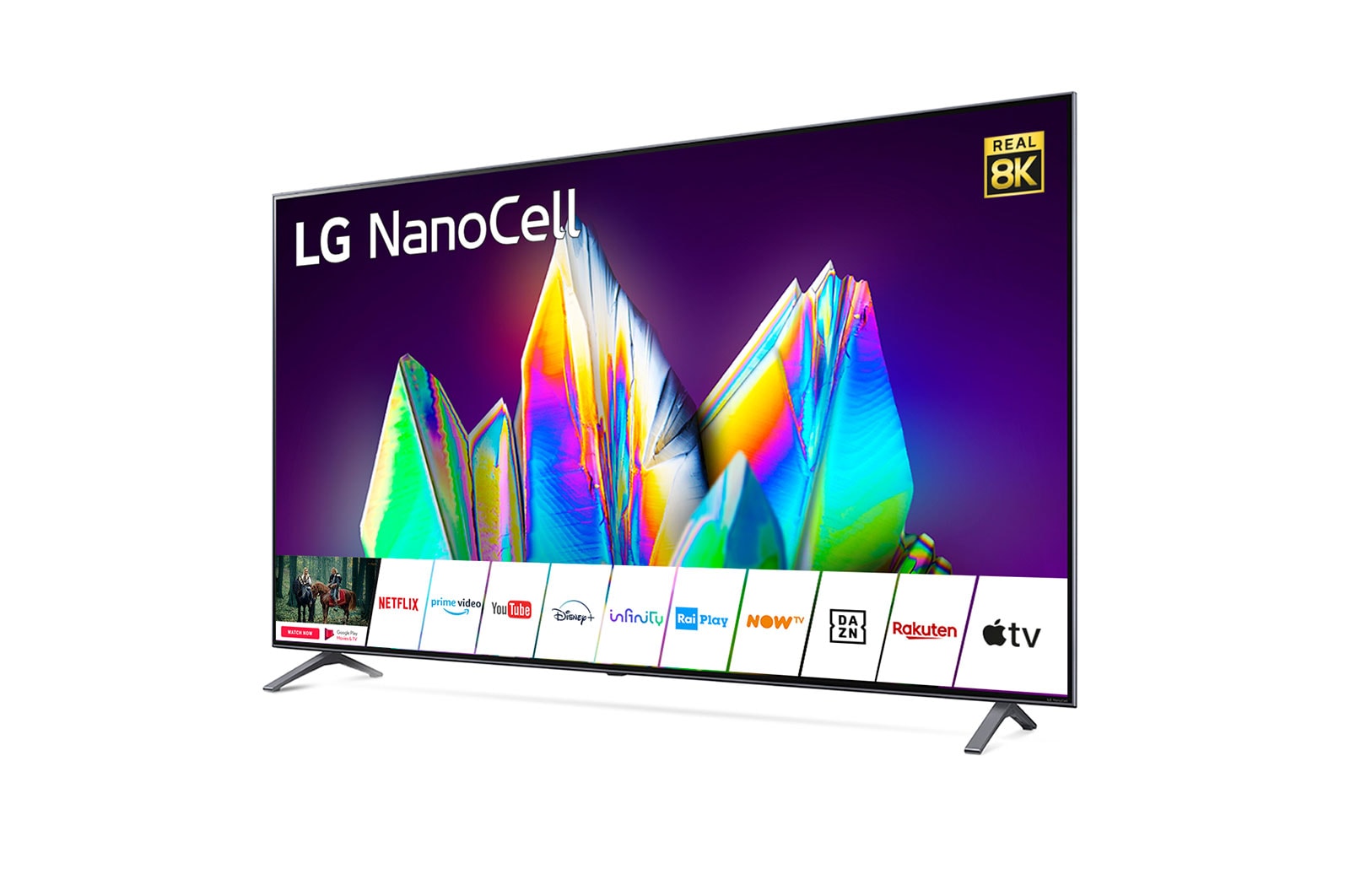 LG NanoCell TV 75" Serie Nano 99 - NanoCell 8K Gallery Design Processore α9 3 Gen 8K AI ThinQ, 75NANO996NA