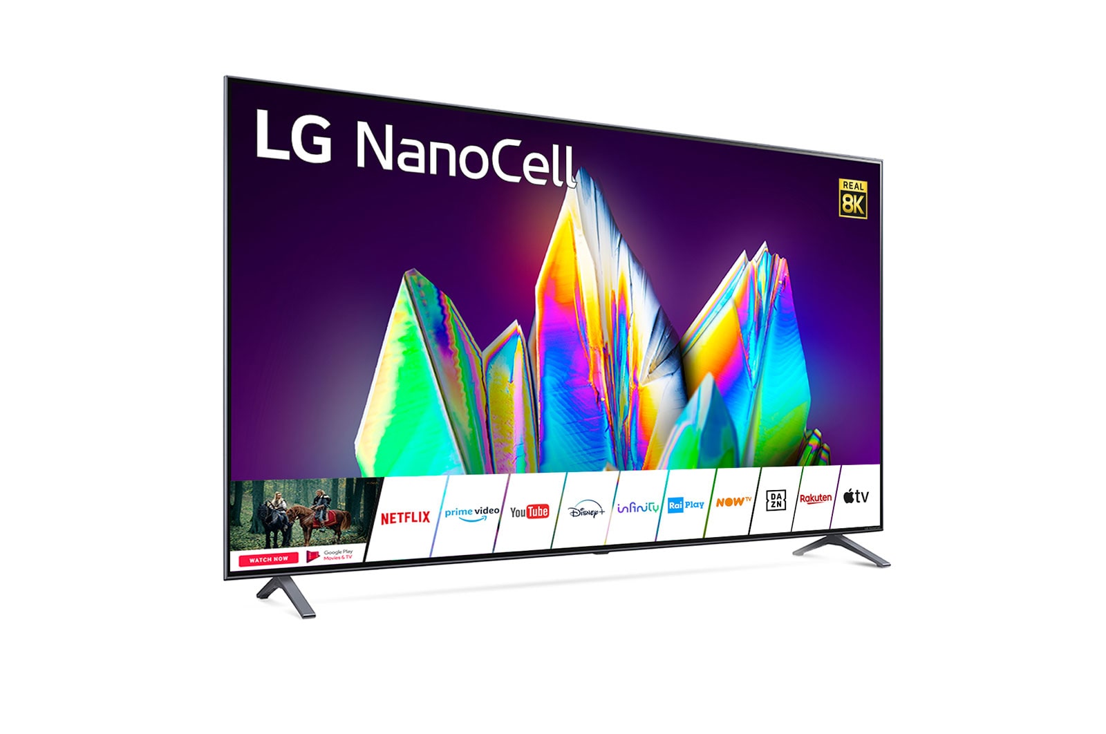 LG NanoCell TV 75" Serie Nano 99 - NanoCell 8K Gallery Design Processore α9 3 Gen 8K AI ThinQ, 75NANO996NA