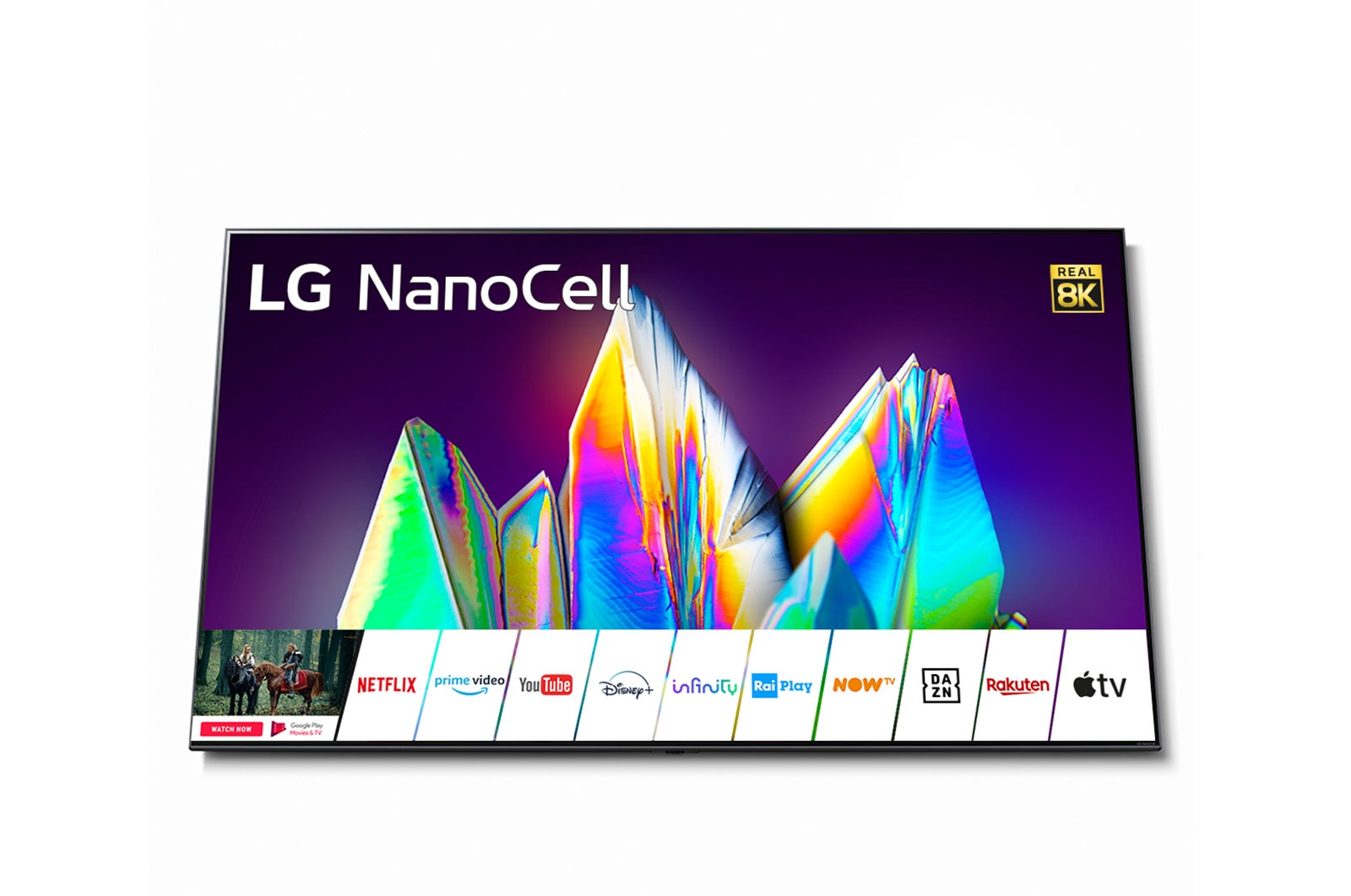 LG NanoCell TV 75" Serie Nano 99 - NanoCell 8K Gallery Design Processore α9 3 Gen 8K AI ThinQ, 75NANO996NA