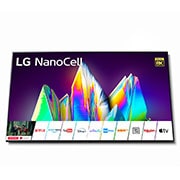LG NanoCell TV 75" Serie Nano 99 - NanoCell 8K Gallery Design Processore α9 3 Gen 8K AI ThinQ, 75NANO996NA