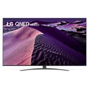 Front View Of TV 4K da 75 pollici LG 75QNED866QA 