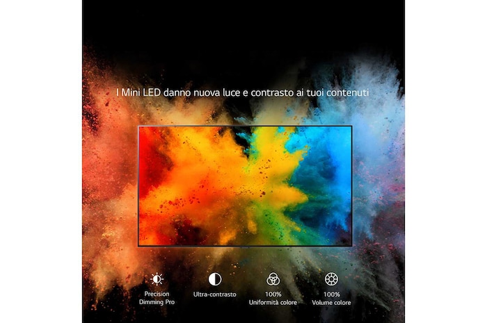 LG QNED MiniLed | TV 75'' Serie QNED91 | QNED 4K, Smart TV, VRR, Dolby Vision IQ e Atmos, 75QNED916QA