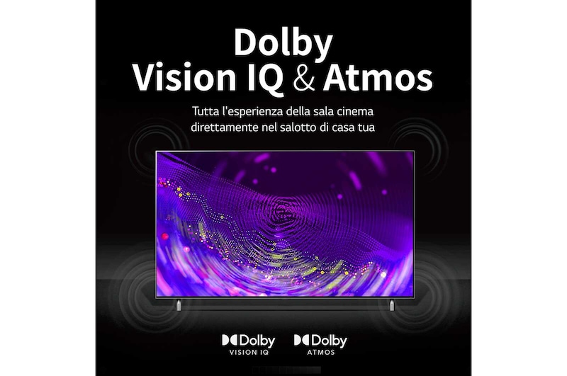 LG QNED MiniLed | TV 75'' Serie QNED91 | QNED 4K, Smart TV, VRR, Dolby Vision IQ e Atmos, 75QNED916QE