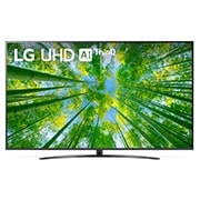 Front View Of TV con Filmmaker Mode LG 75UQ81006LB 