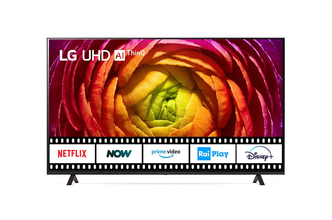 LG TV UHD | Serie UR76 75'' | 4K, α5 Gen6, HDR10, 20W, 3 HDMI, Game Optimizer, Wi-Fi 5, Smart TV WebOS 23, 75UR76006LL