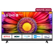 TV UHD | Serie UR81 75'' | 4K, α5 Gen6, HDR10, 20W, 3 HDMI, Game Optimizer, Wi-Fi 5, Smart TV WebOS 23