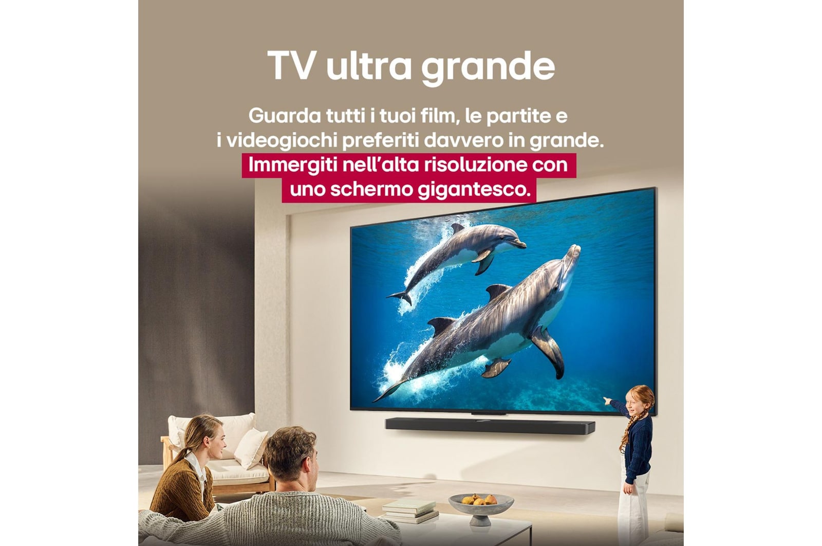 Caratteristica TV ultra grande