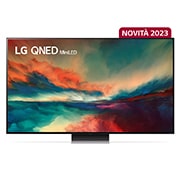 TV QNED MiniLED | Serie QNED86 86'' | 4K, α7 Gen6, Dolby Vision, 40W, 4 HDMI, VRR, FreeSync, Wi-Fi 5, Smart TV WebOS 23
