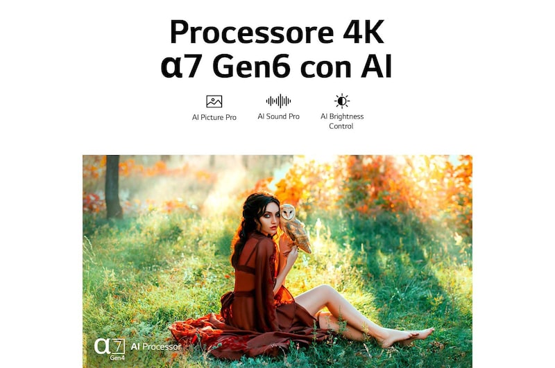 LG TV UHD | Serie UR81 86'' | 4K, α7 Gen6, HDR10, 20W, 4 HDMI, Game Optimizer, Wi-Fi 5, Smart TV WebOS 23, 86UR81006LA