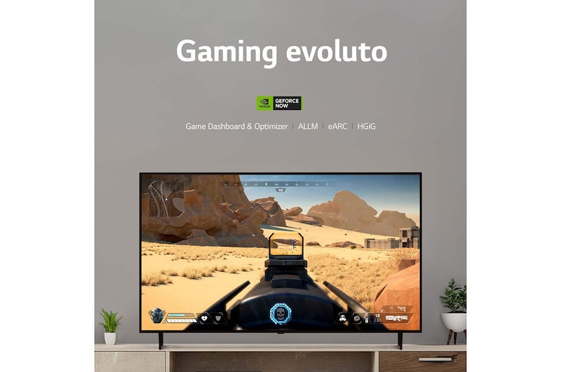 LG TV UHD | Serie UR81 86'' | 4K, α7 Gen6, HDR10, 20W, 4 HDMI, Game Optimizer, Wi-Fi 5, Smart TV WebOS 23, 86UR81006LA