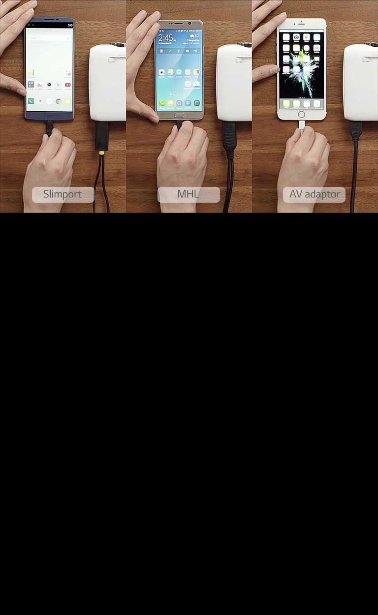 Mirroring Contenuti tramite smartphone