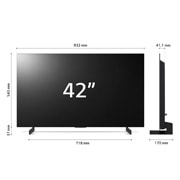 LG OLED evo | TV 42'' Serie C24 | OLED 4K, Smart TV, Dolby Vision IQ e Atmos, OLED42C24LA