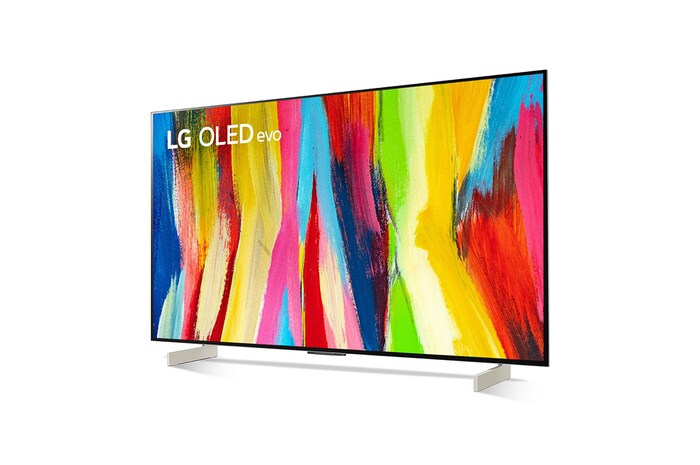 LG OLED evo | TV 42'' Serie C26 | OLED 4K, Smart TV, Dolby Vision IQ e Atmos, OLED42C26LB