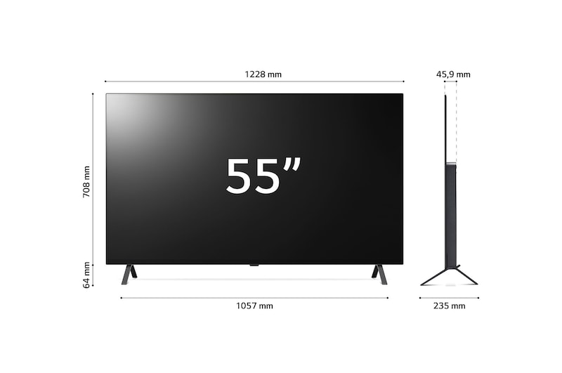 LG Smart TV OLED 4K da 55 pollici LG, OLED55A26LA