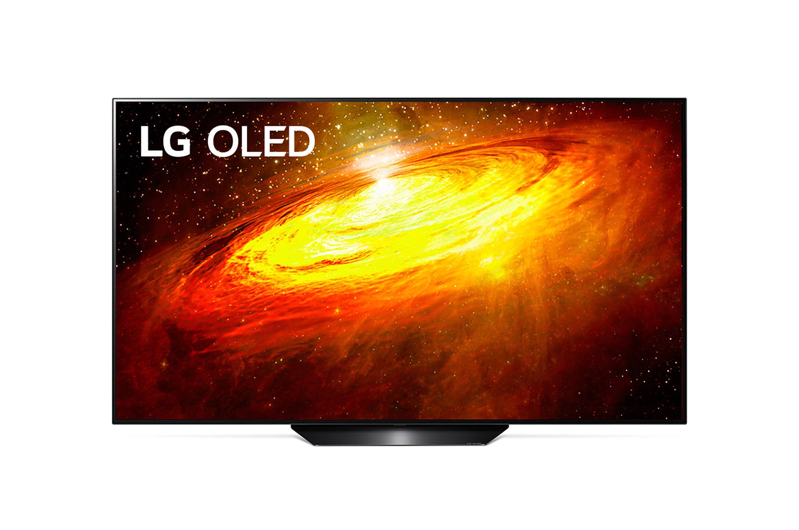 Vista frontale di LG OLED TV 55&#34; Serie BX - OLED 4K Cinema HDR Smart TV Dolby Vision e Atmos® OLED55BX6LB