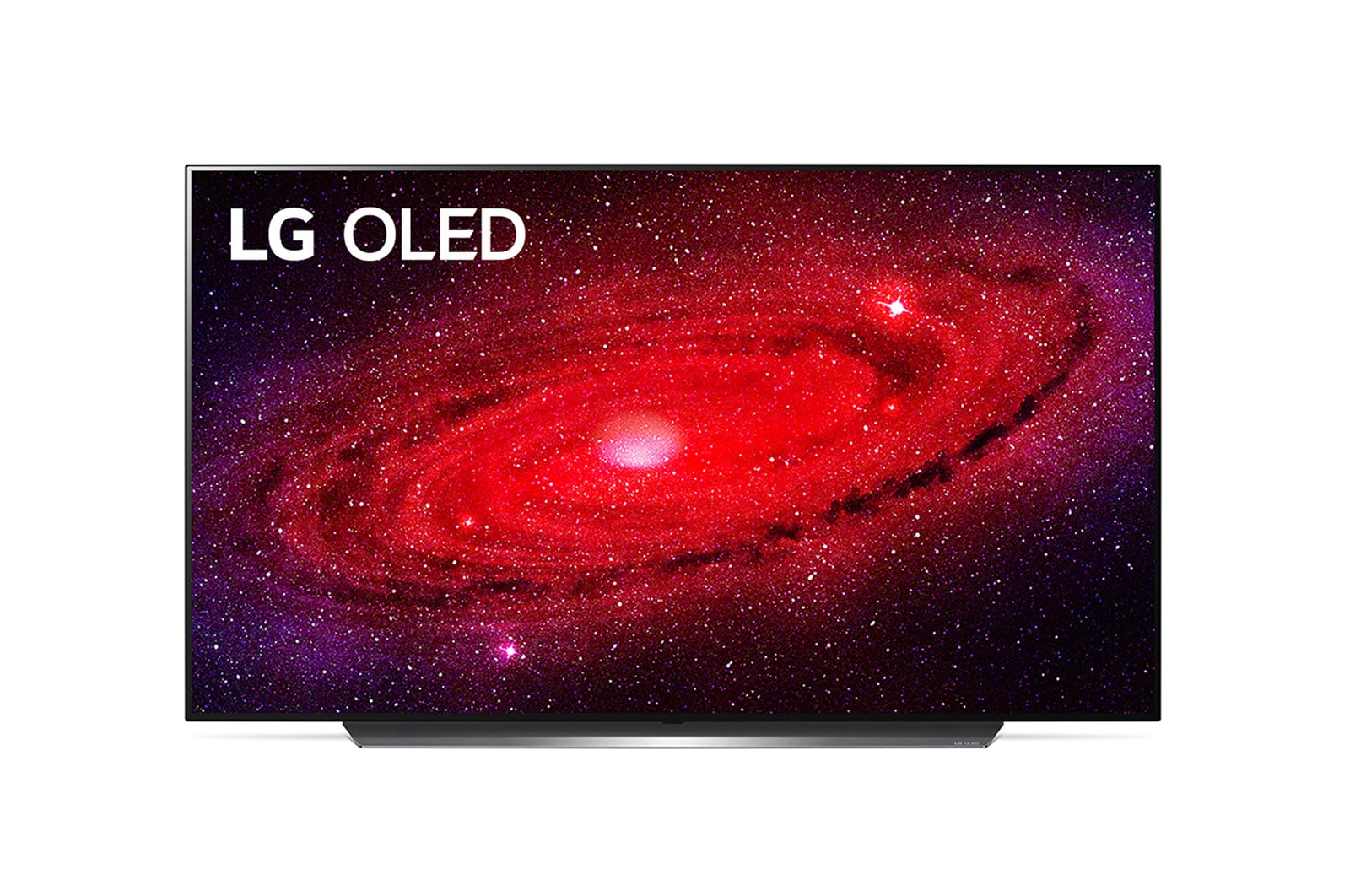 Vista frontale di LG OLED TV 55&#34; Serie CX - OLED 4K True Cinema Experience NVIDIA G-Sync™ OLED55CX6LA