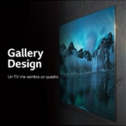 LG TV OLED Gallery Edition 4K 55 pollici, OLED55G26LA