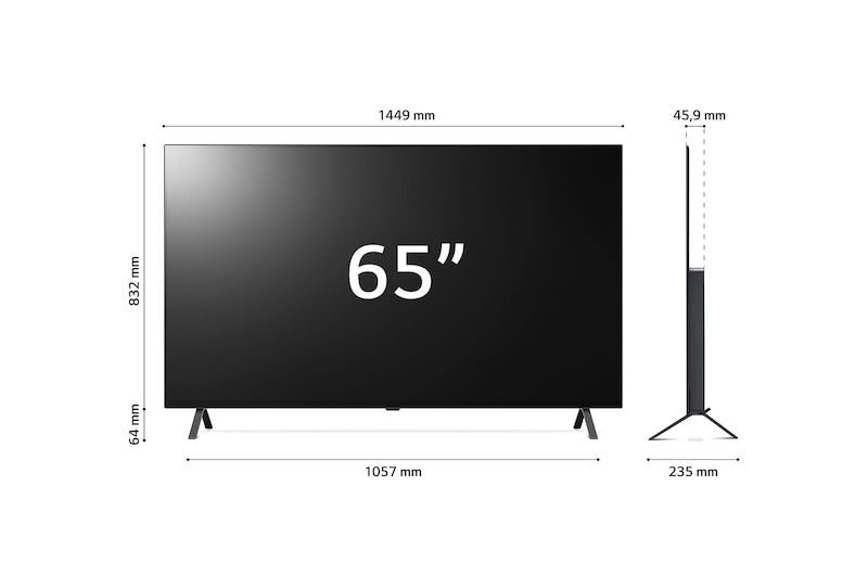 LG Smart TV OLED 4K da 65 pollici LG, OLED65A26LA