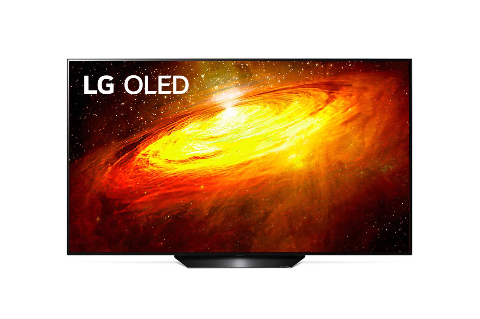 Vista frontale di LG OLED TV 65&#34; Serie BX - OLED 4K Cinema HDR Smart TV Dolby Vision e Atmos® OLED65BX6LB