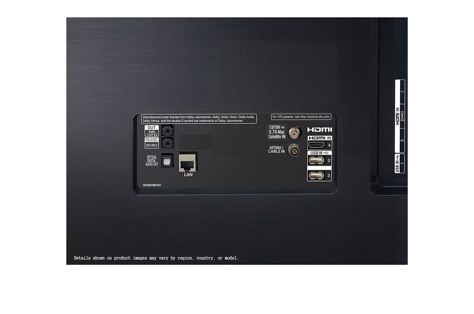 LG TV OLED AI 4K Cinema HDR 65" Smart TV Dolby Vision™ Dolby Atmos® Google Assistant e Alexa, OLED65E9PLA