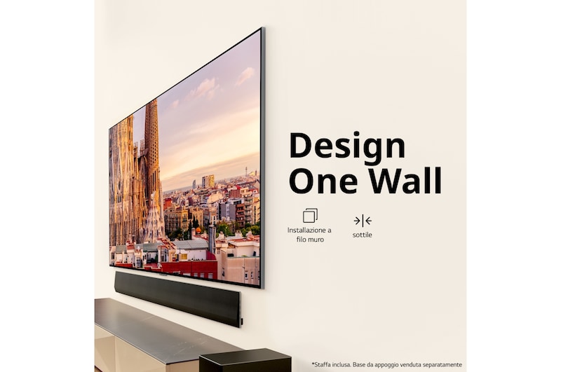 LG TV OLED evo | Serie G3 65'' con base d'appoggio inclusa, OLED65G36LA.STAND