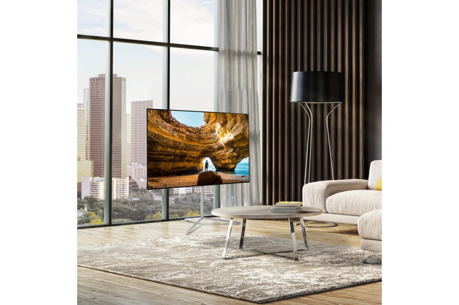 LG TV OLED | Serie B3 77'' | 4K, α7 Gen6, Dolby Vision, 20W, 4 HDMI, VRR, G-Sync, Wi-Fi 5, Smart TV WebOS 23, OLED77B36LA