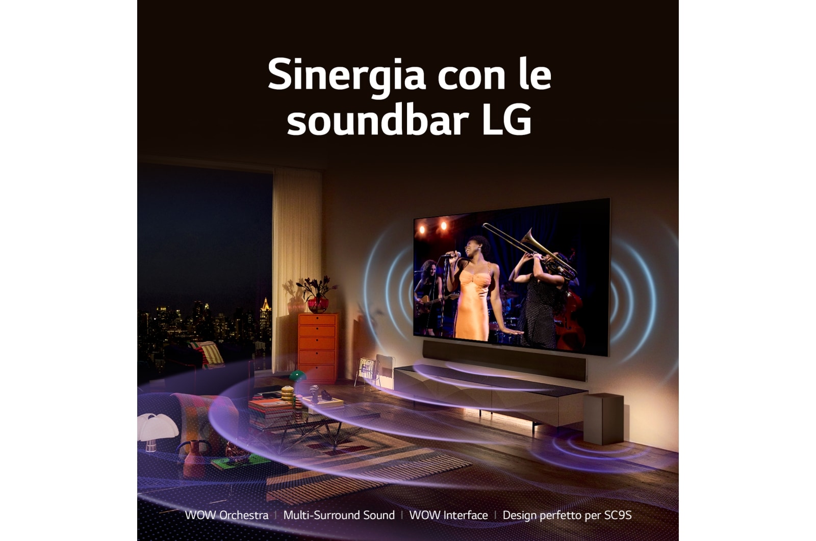 LG TV OLED evo | Serie C3 77'' | 4K, α9 Gen6, Brightness Booster, 40W, 4 HDMI con VRR, G-Sync, Wi-Fi 5, Smart TV WebOS 23, OLED77C35LA