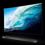 LG SIGNATURE TV OLED 77" 4K HDR Smart TV Dolby Vision™ Design Picture On Wall, 77W7V
