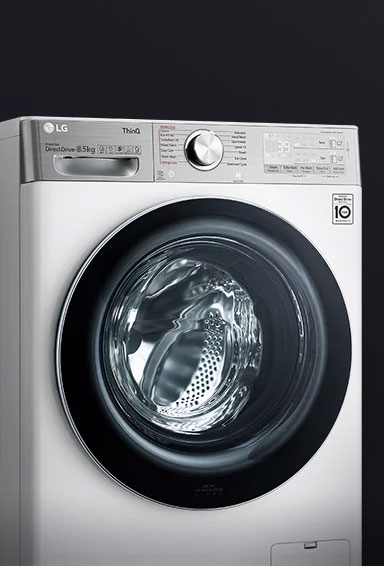 L'immagine della lavatrice con oblo' in vetro temperato ben visibile.