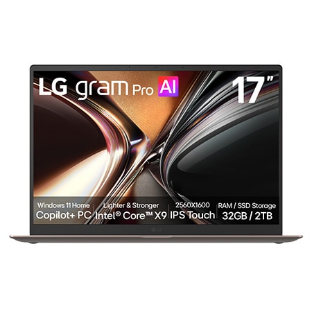 Notebook LG gram Pro AI 17" | Copilot+PC | Windows 11 Home | Intel® Core™ Ultra U7, IPS LCD Touch - 17Z90UB-H.AU79DN | LG IT