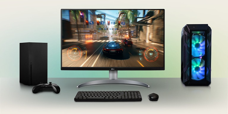 Questo monitor offre immagini chiare e un'accurata vivacità dei colori.