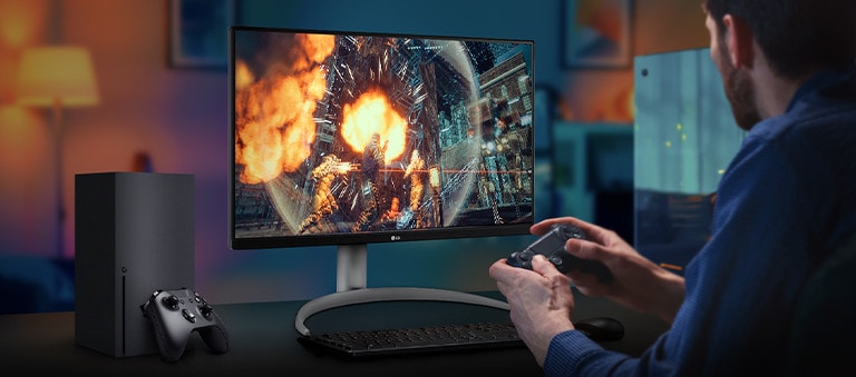 Esperienza di gioco coinvolgente per i giocatori di console grazie a immagini grafiche fluide e sincronizzate.