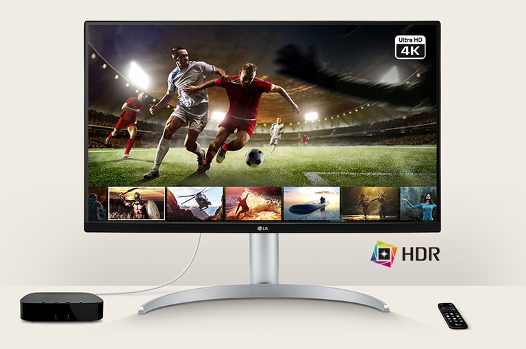 Il monitor consente agli utenti di godere di contenuti 4K e HDR.