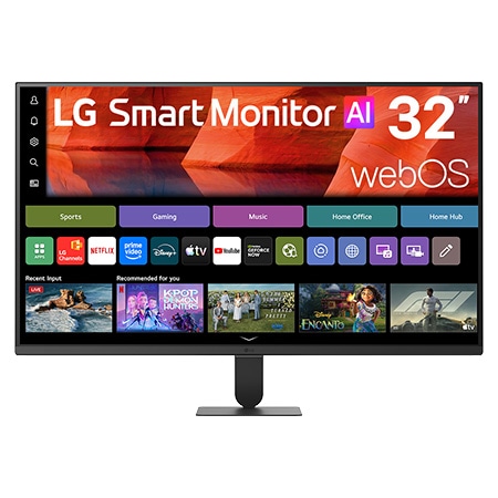 LG Smart Monitor AI 32" | Serie U501SB | Full HD, VA, HDR10, webOS 26 - 32U501SB-B.AEU