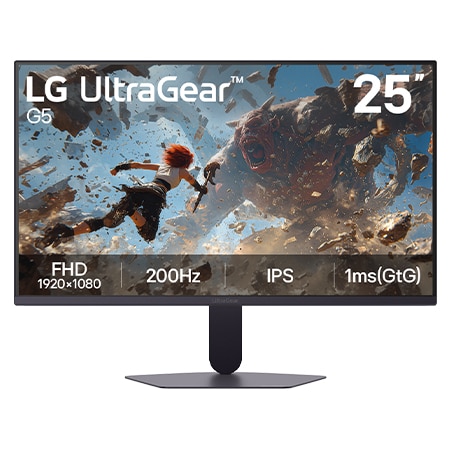 LG 25G523B-B Monitor PC 25" Full HD IPS 200 Hz (Nero)