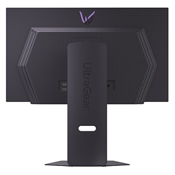 front view of the monitor with the stand down