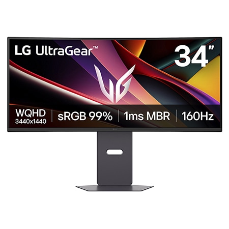LG Ultragear 34G600A Monitor PC 34" Quad HD 160 Hz (Nero)