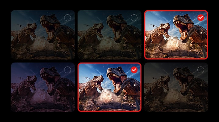 Video animato della funzione AI Personalized Picture Wizard in azione.