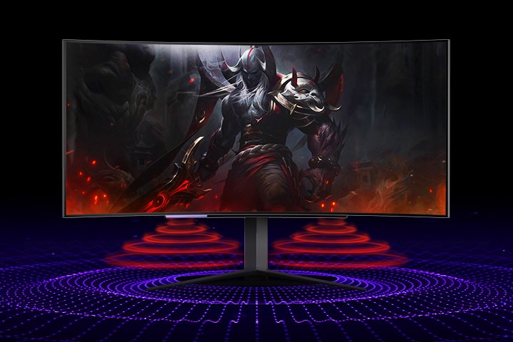 Mostra un'immagine simulata del suono potenziato dai bassi.