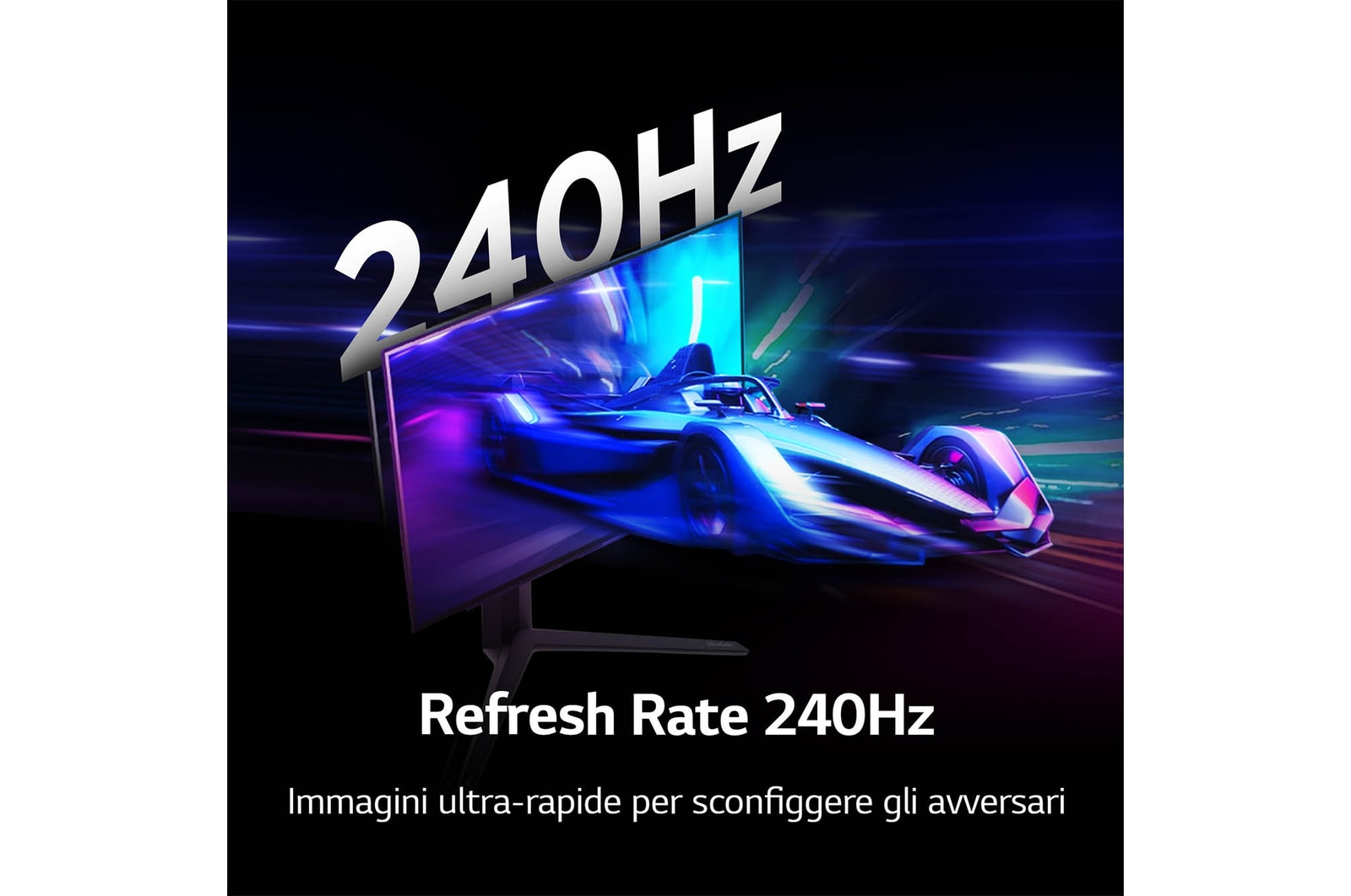 Immagini ultra rapide per sconfiggere gli avversari Monitor Gaming 27GS93QE-B