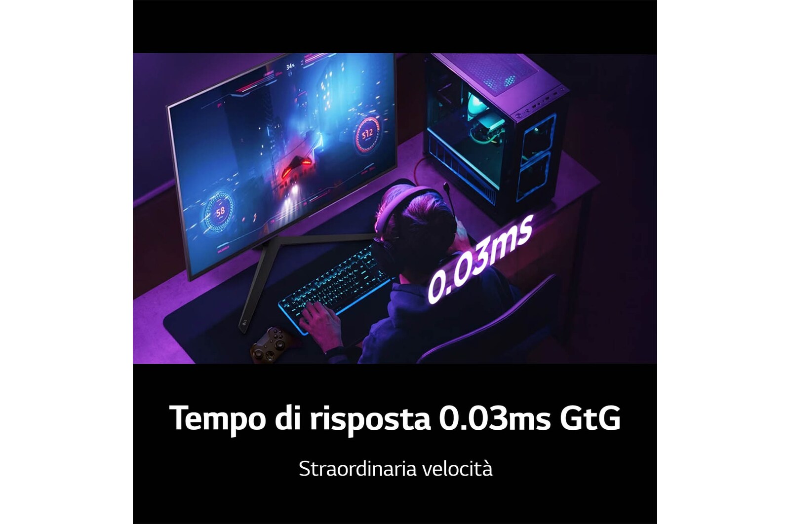 Straordinaria velocità Monitor Gaming 27GS93QE-B