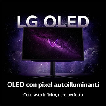 Contrasto infinito, nero perfetto Monitor Gaming 27GS93QE-B