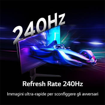 Immagini ultra rapide per sconfiggere gli avversari Monitor Gaming 27GS93QE-B
