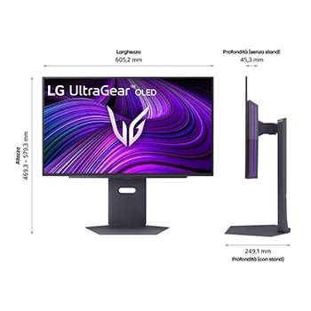 Dimensioni Monitor Gaming 27GX790A-B